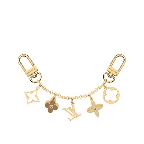 Fleur de Monogram Bag Charm S00 